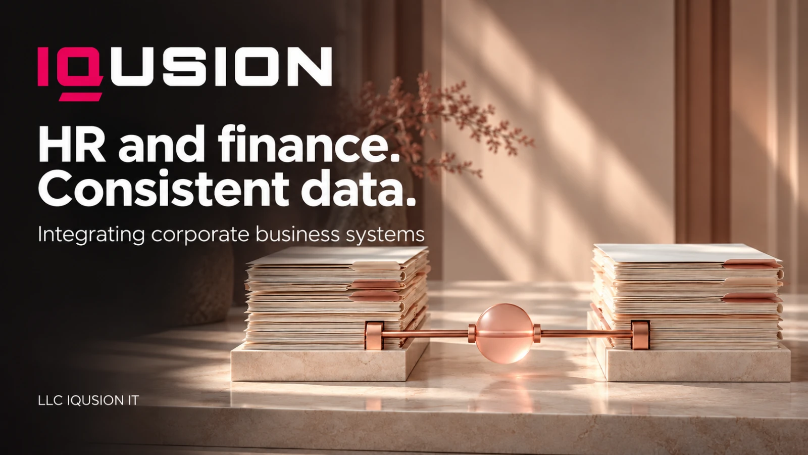 IQusion — HR and finance. Consistent data. Integrating corporate business systems.